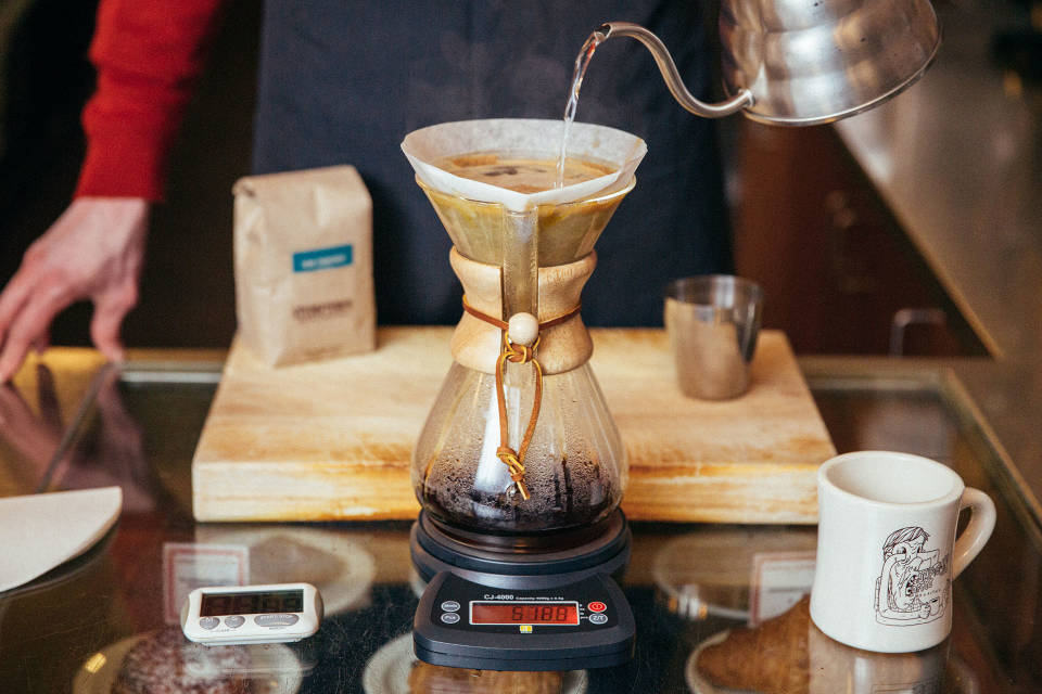 Chemex brewing method